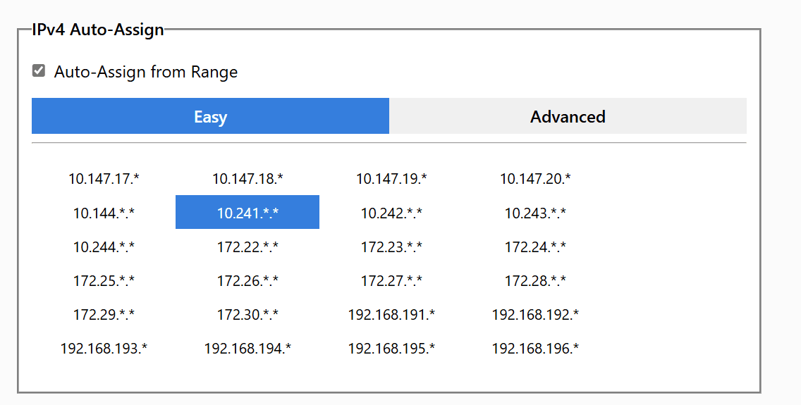 挑选一个自己喜欢的局域网网段